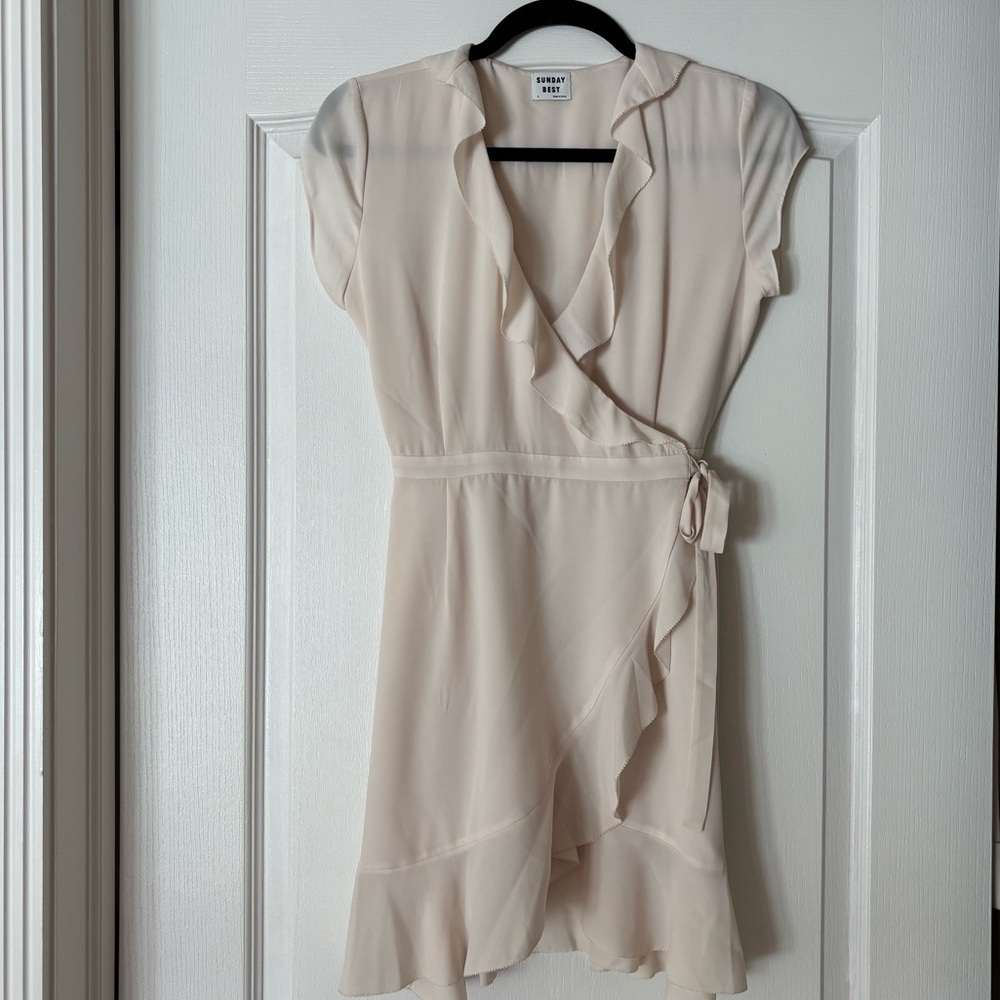 Sunday best savoy wrap dress